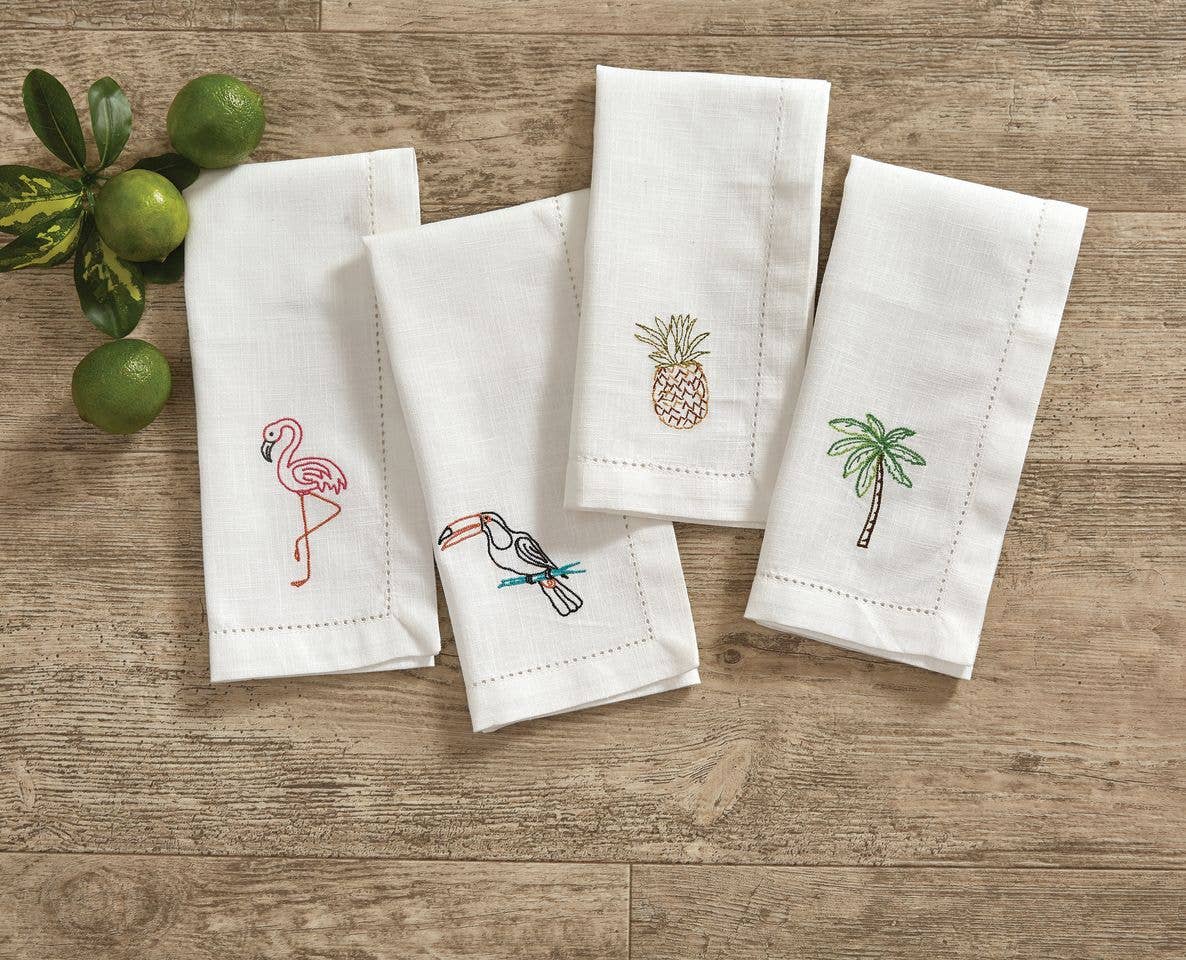 Embroidered Napkin - Toucan