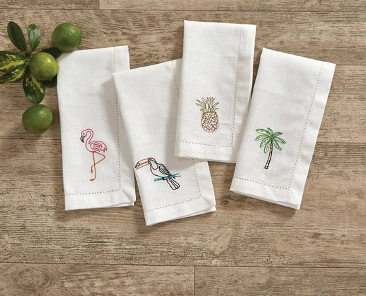 Embroidered Napkin - Toucan