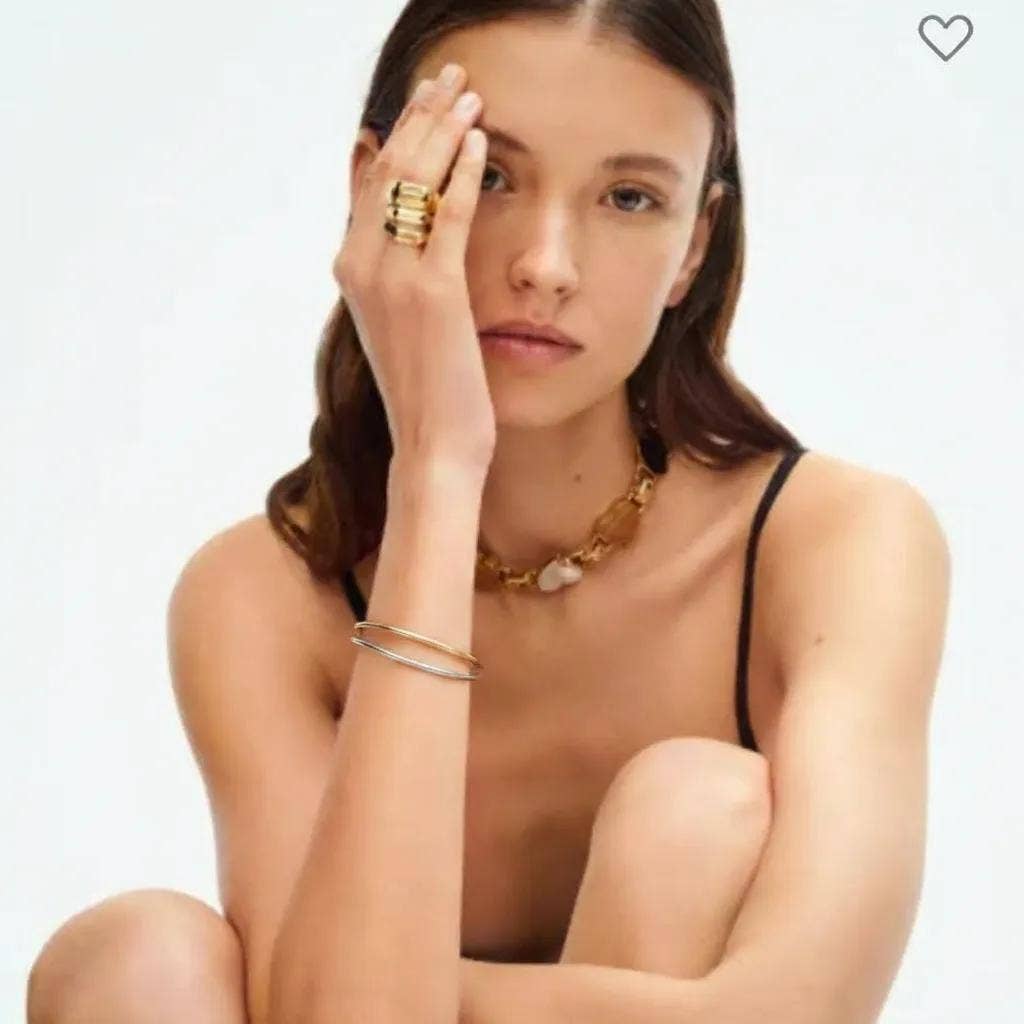 Shaye Bangle -Waterproof PVD- flexible -18K gold or rhodium