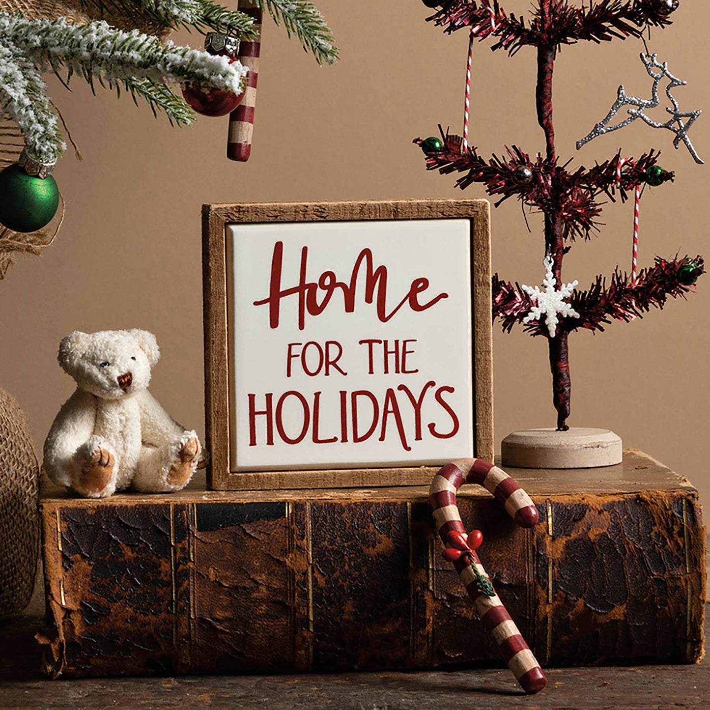 Home For The Holidays Box Sign Mini