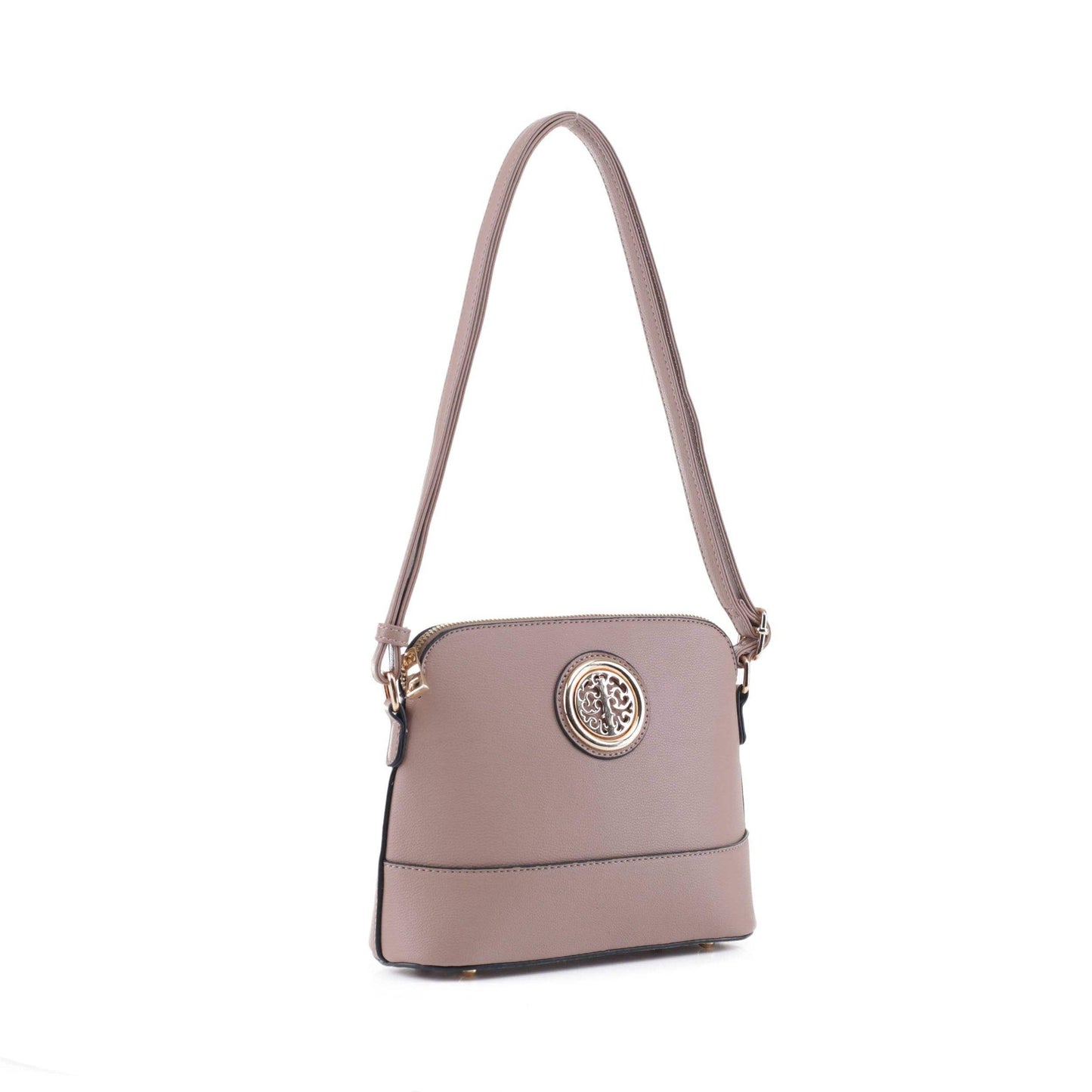 FC19565 Circle Hardware Crossbody Bag