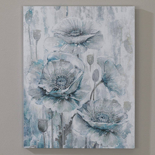 Crystal Poppies Canvas Print