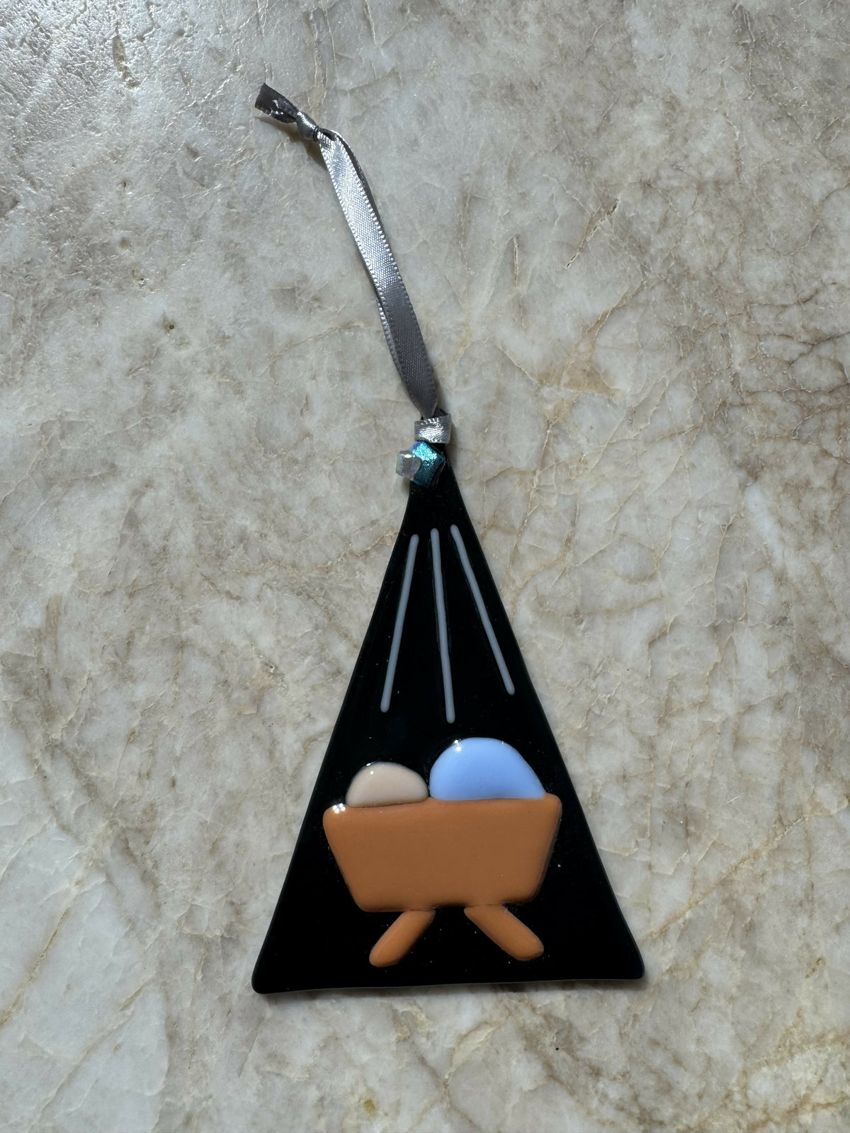 Manger Scene Ornamt