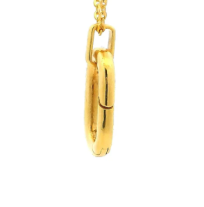 Lexi Charm Collect and Paperclip 18" Waterproof Necklace PVD