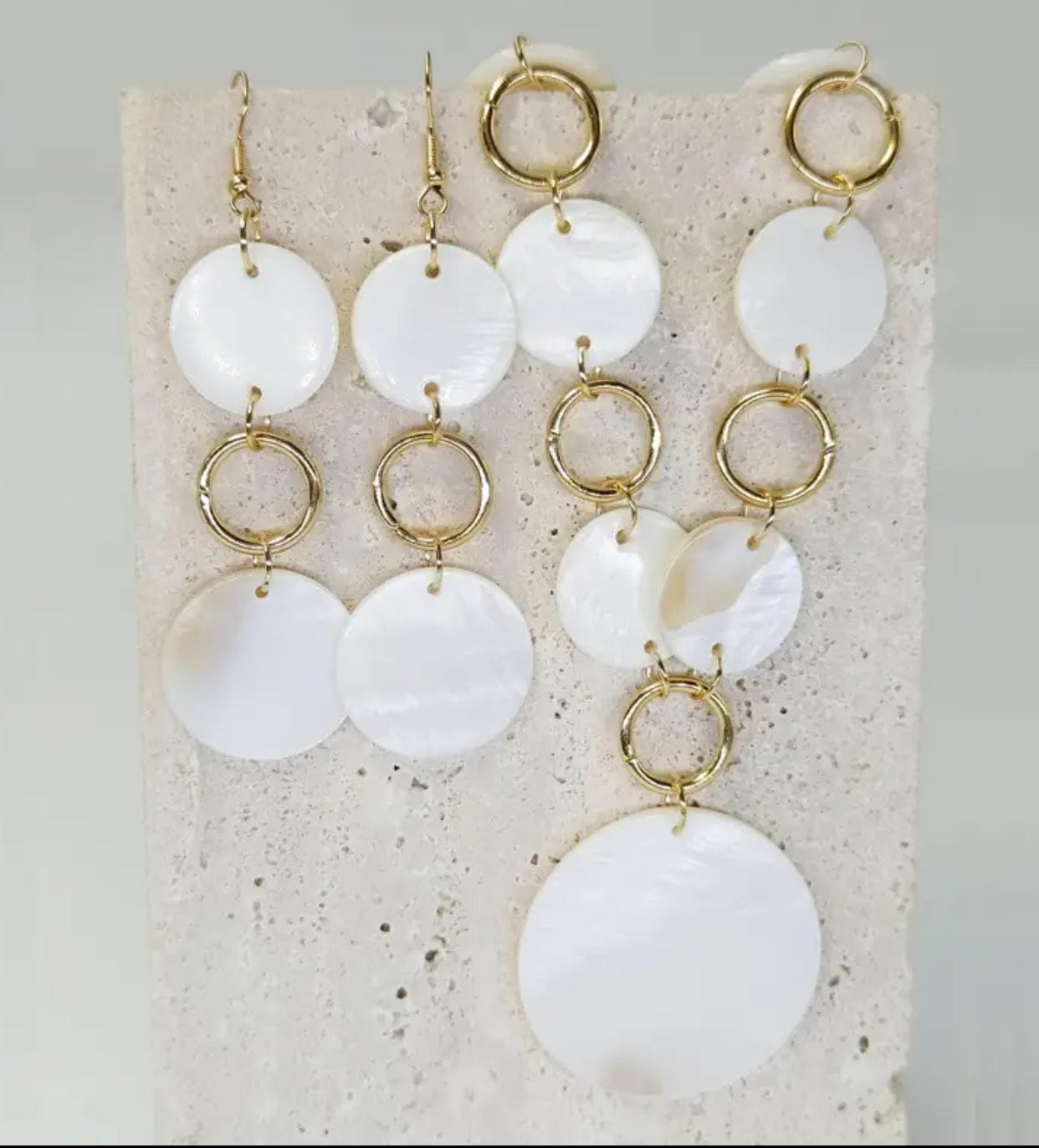 Shell Necklace and Earring Set