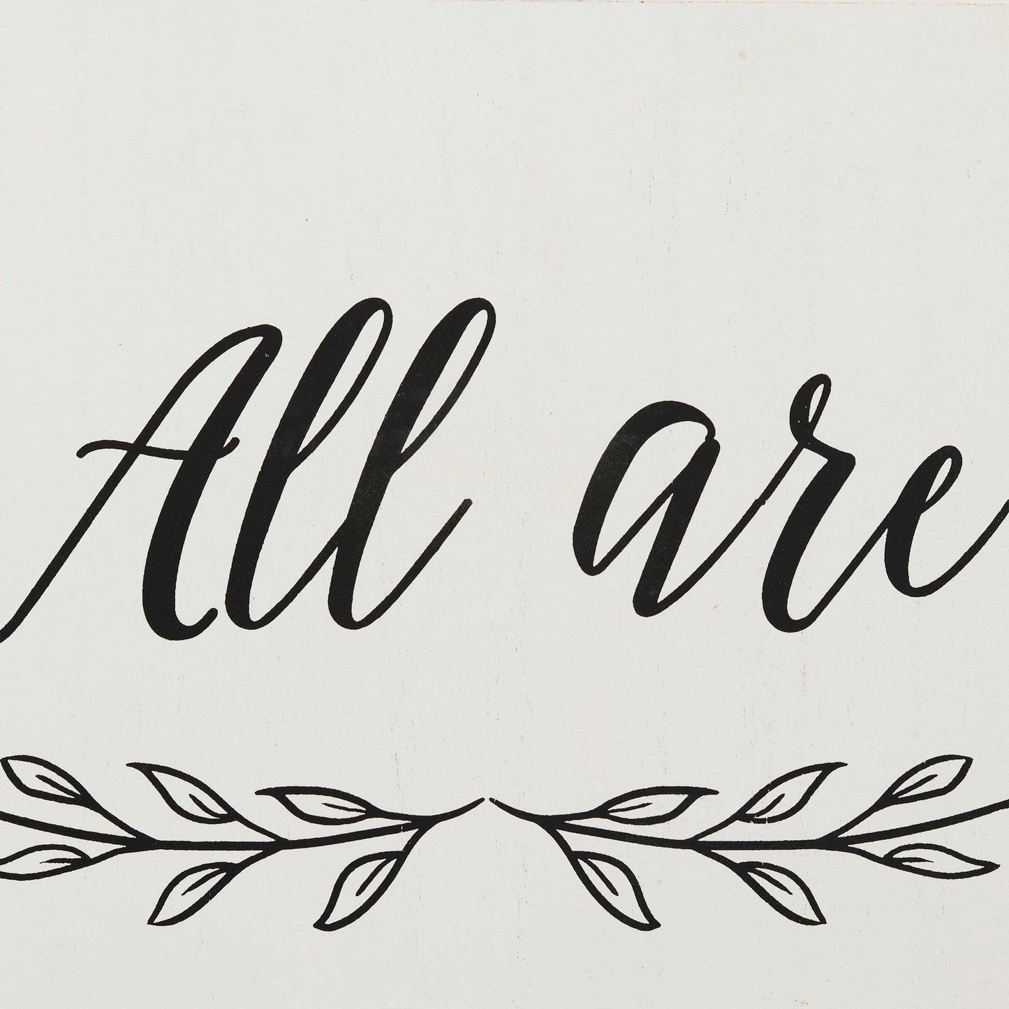 “All are WELCOME Here”Vertical Wood Porch Sign,47"H