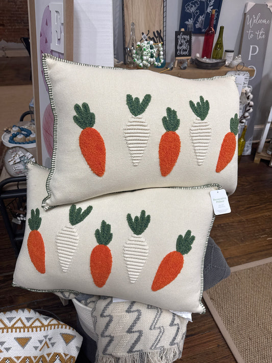 Easter Down Carrot Pillows