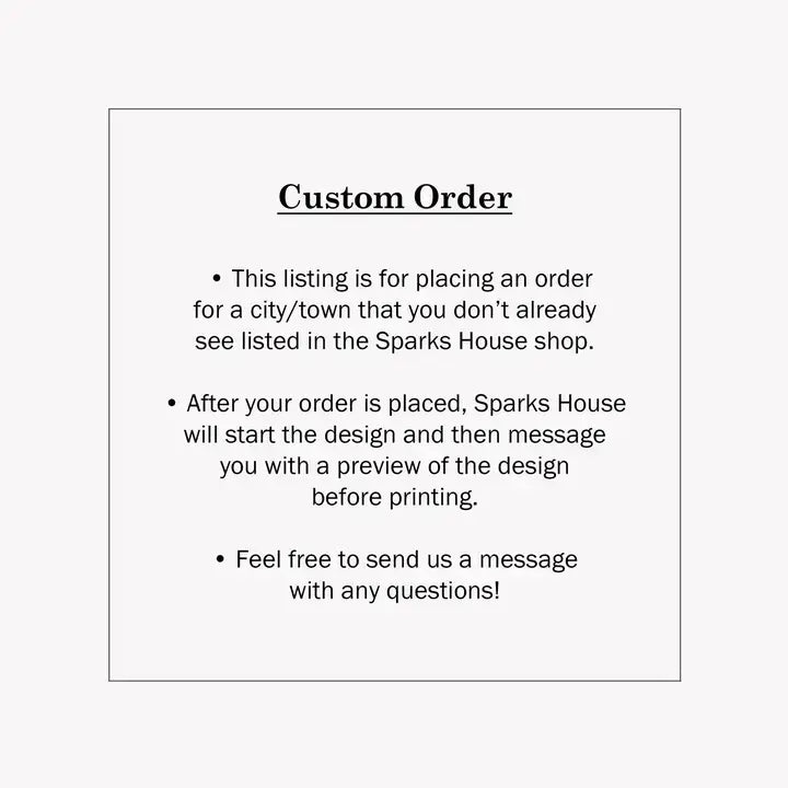 Custom City Street Map Sign - Mini Square - Custom Order