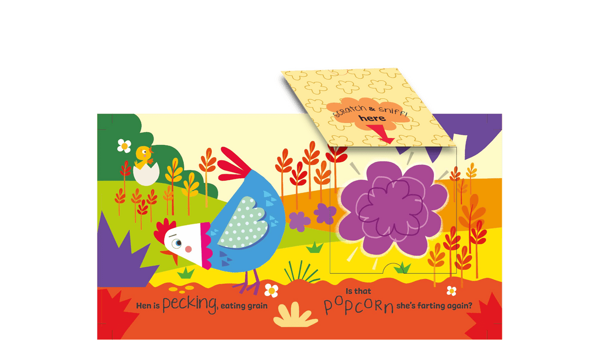 Farmyard Farts – Scratch and Sniff Book with REAL smells