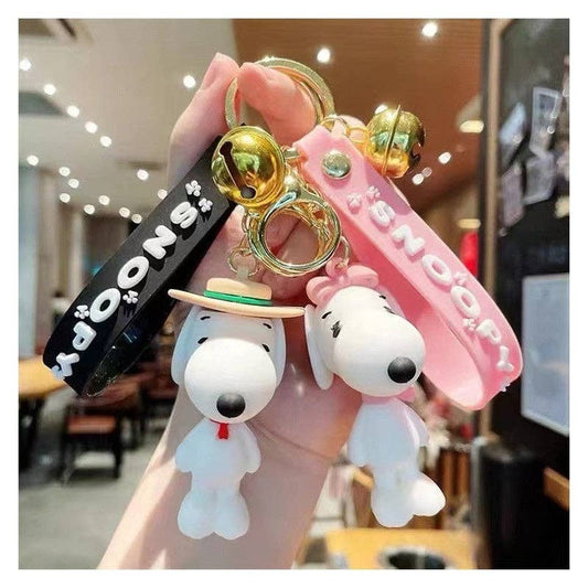 Cute Snoopy Doll Silicone Keychain