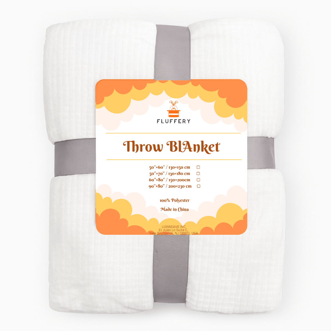 Ultra-Soft Milk Flannel Velvet Waffle Weave Throw Blanket, Queen Size (60" x 80" / 152 x 203 cm)o