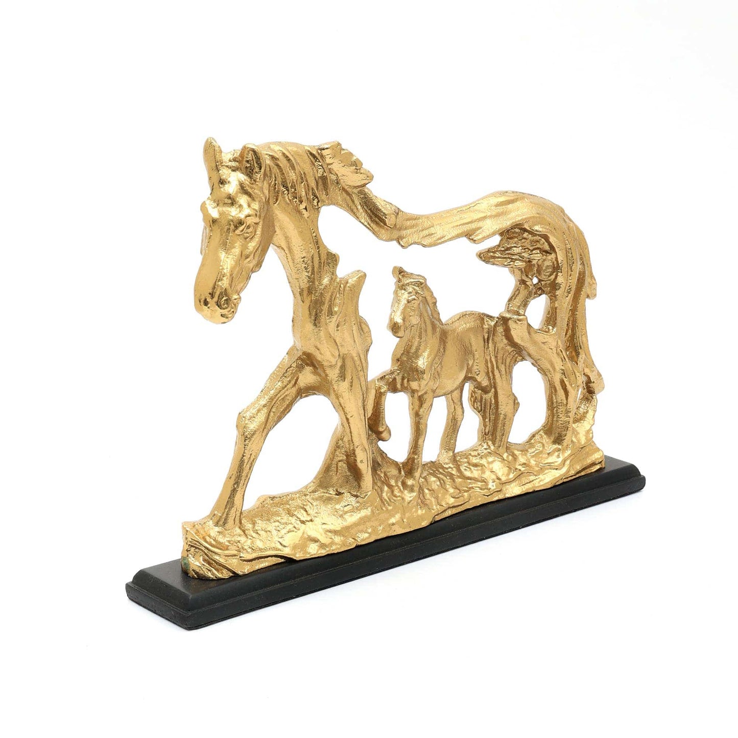 Decorative Horse Sculpture-Animal Figurine-11x1.25x7.75"