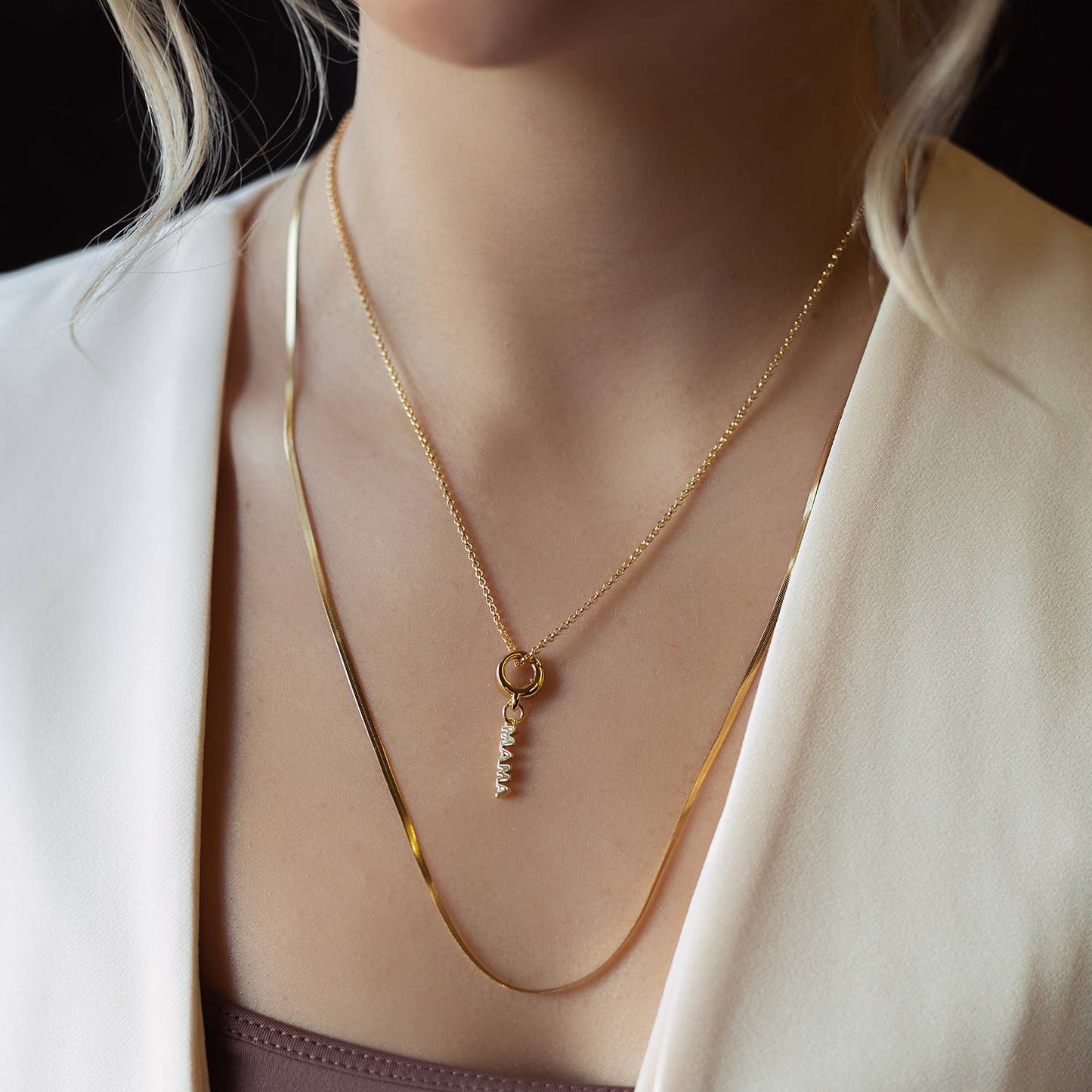 Mama Charm | Gold | Charm Bar, Bag Charm