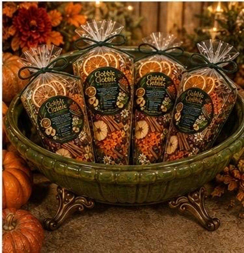 Gobble Gobble Simmer Pot Blend, Thanksgiving Simmer Pot Kit,