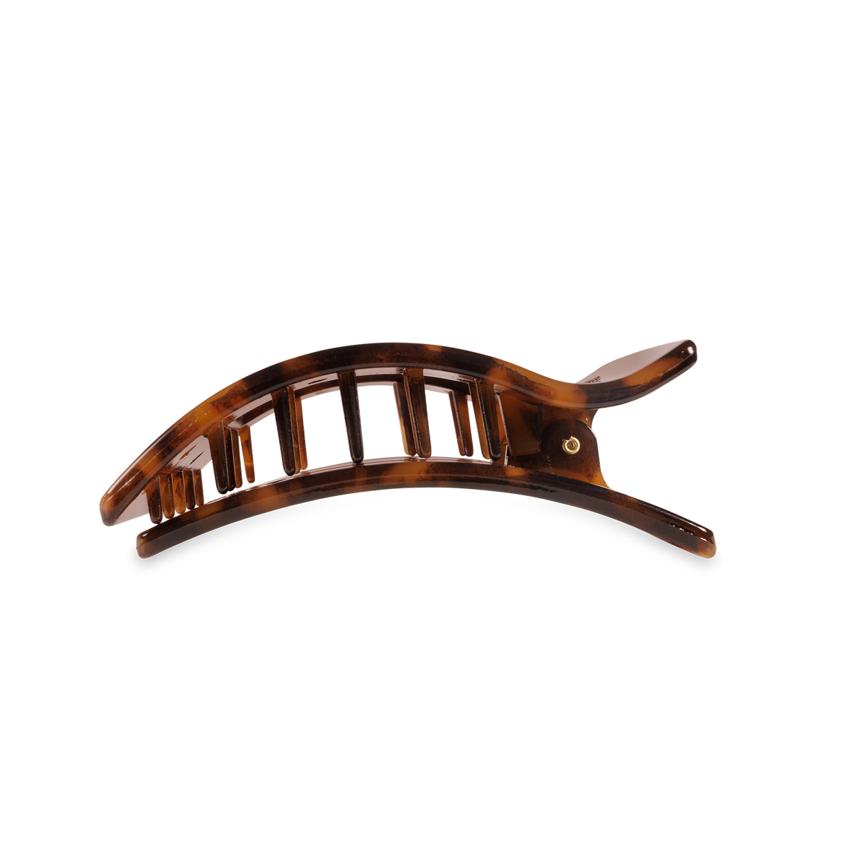 Tortoise | Medium | Flat Rectangle Hair Clip