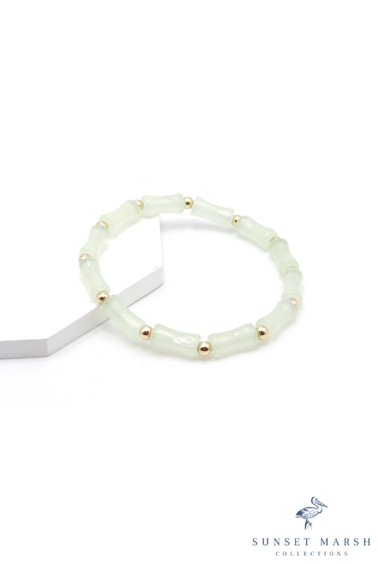 Bamboo Bliss - Ivory Bracelet