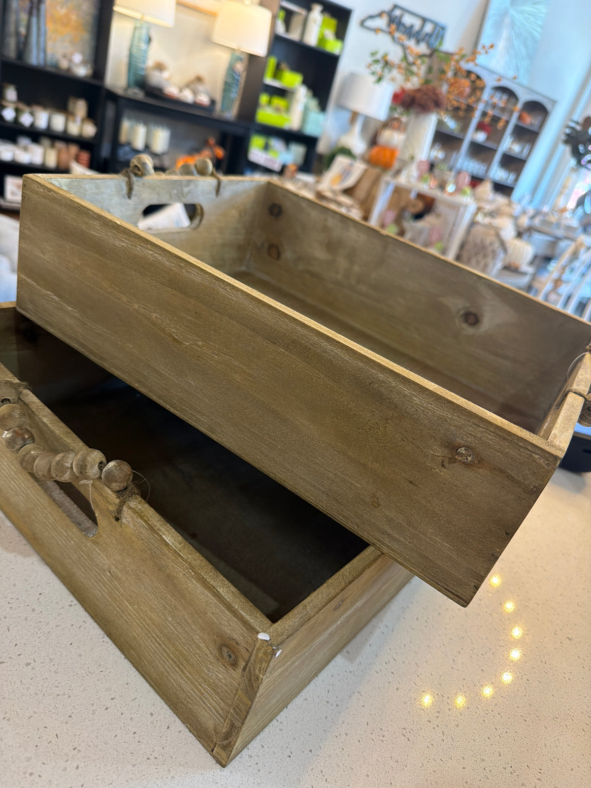 Wooden Whitewash Medium