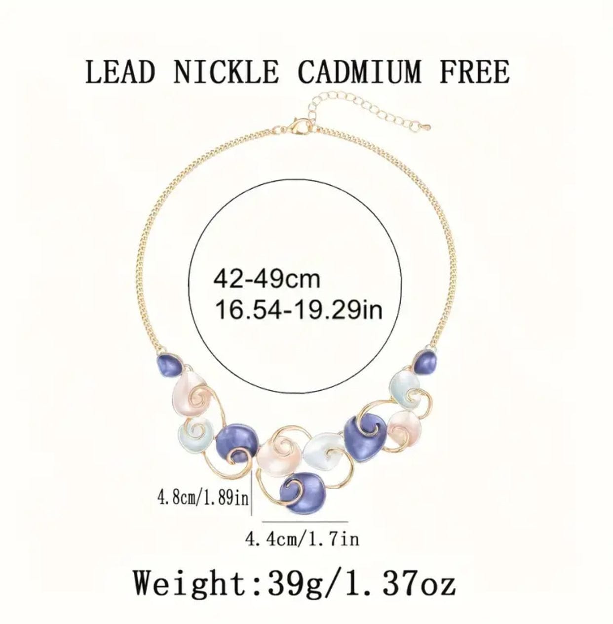 Elegant Shells and Swirls Necklace