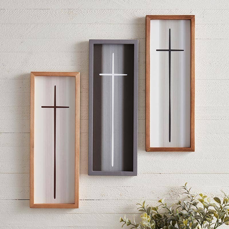 Framed Cross - Black/Grey