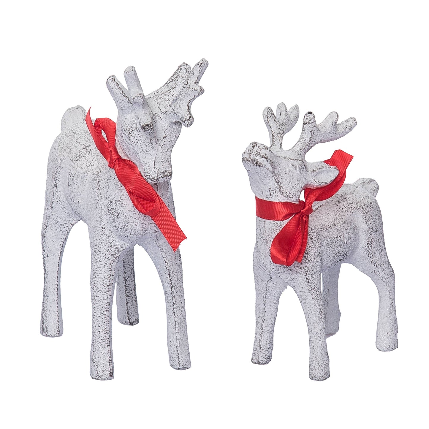 Metal 6.69" Christmas Big Little Reindeer Set 2 DS