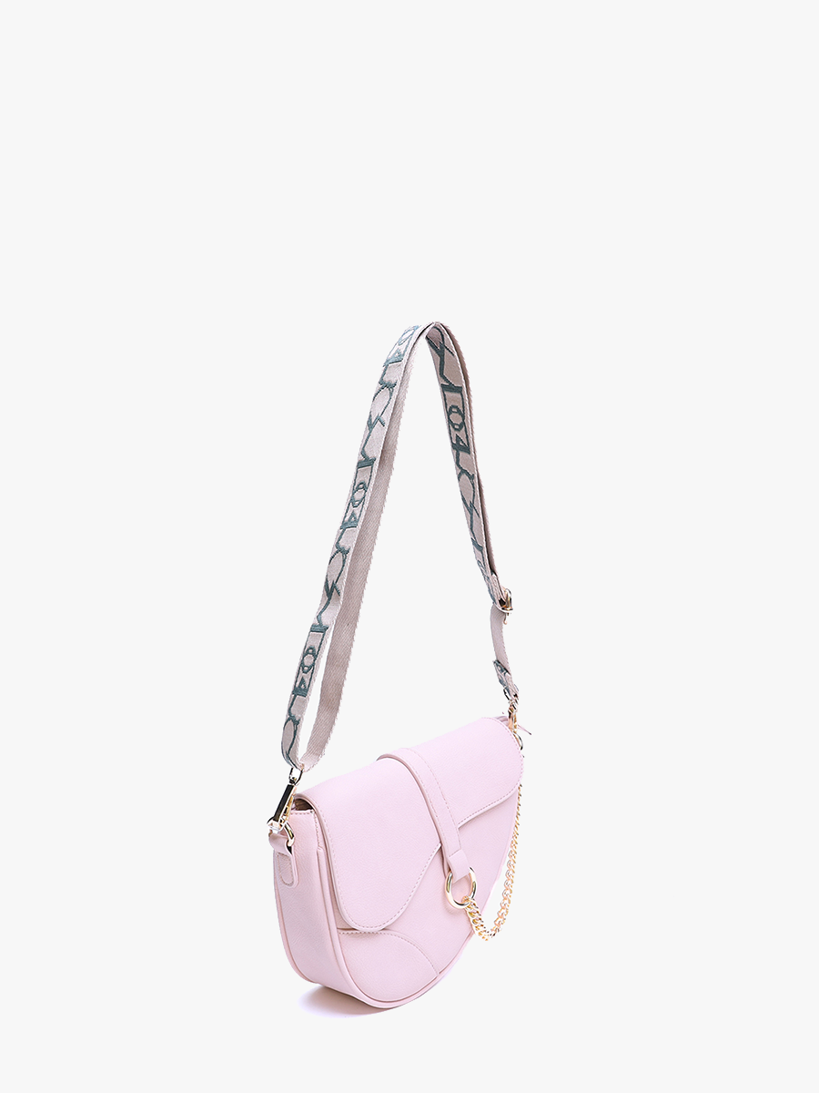 PP2027 Bree Asymmetrical Crossbody w/ Chain and Guitar Strap