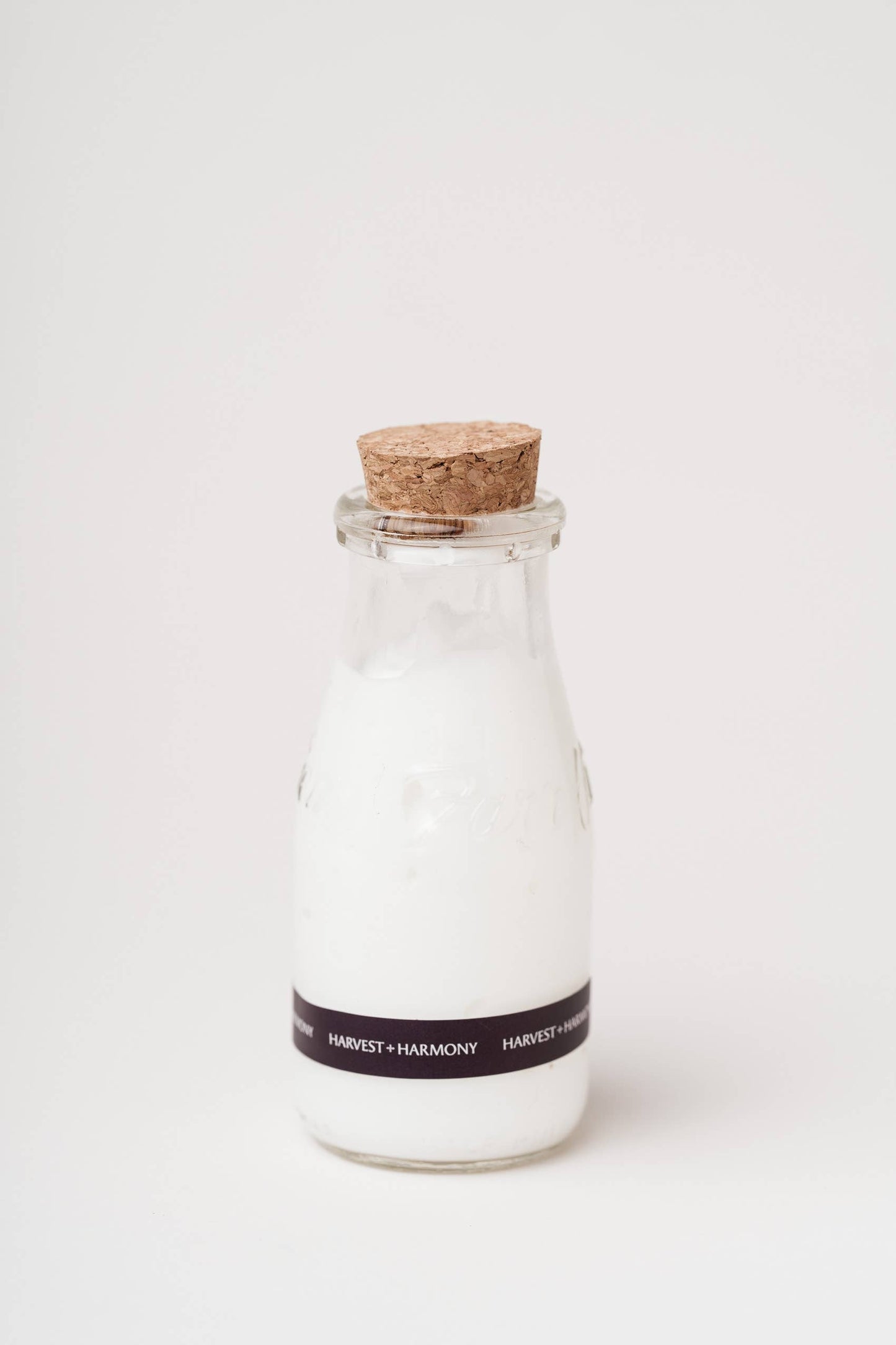 Harvest + Harmony Goat Milk + Honey Lotion, Glass Milk Jug