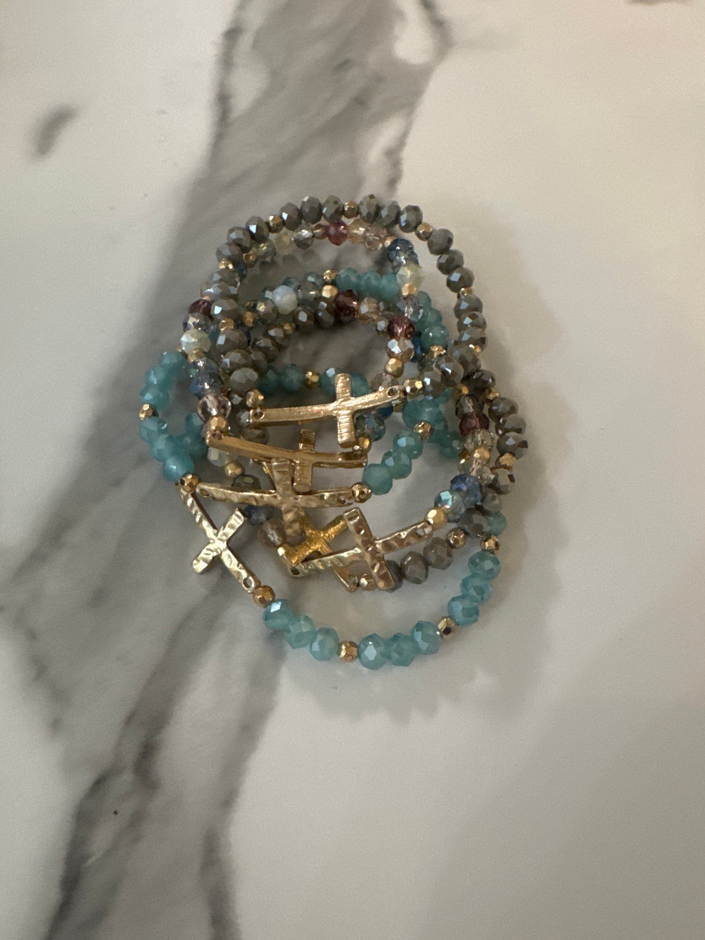 Cross Stretch Bracelet