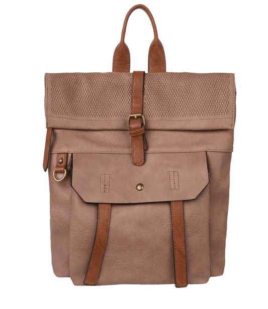 Backpack Purse Dk Blush