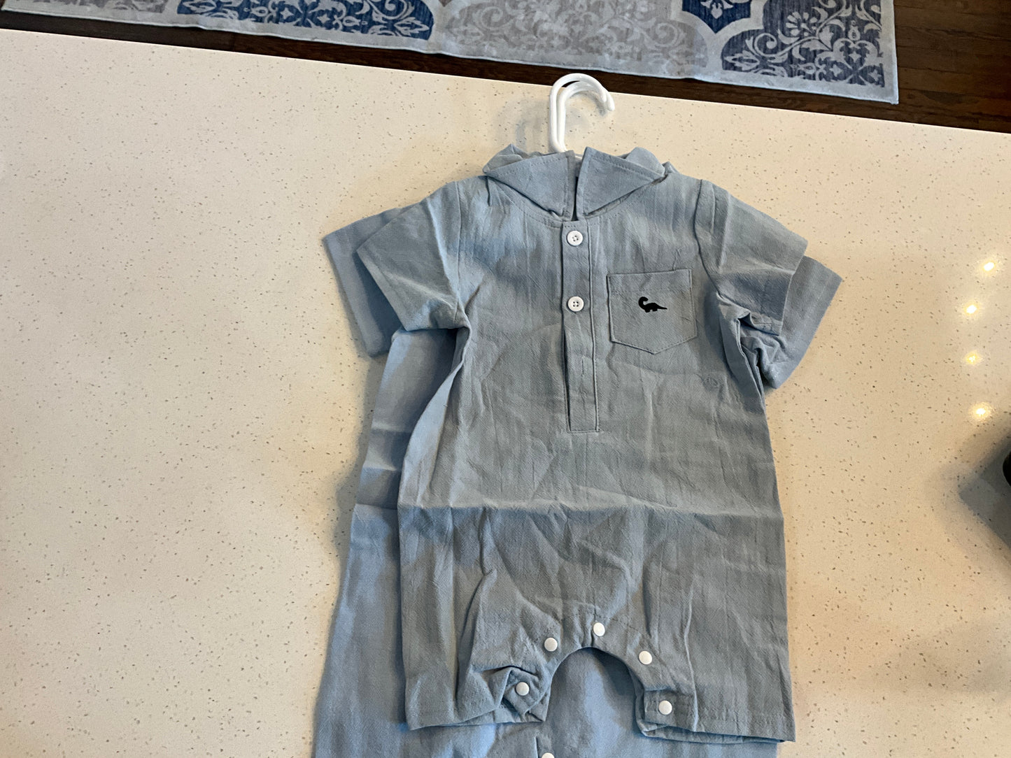 Boys linen Onesie