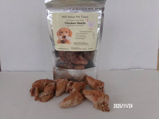 Chicken Hearts Freeze Dried/2oz.