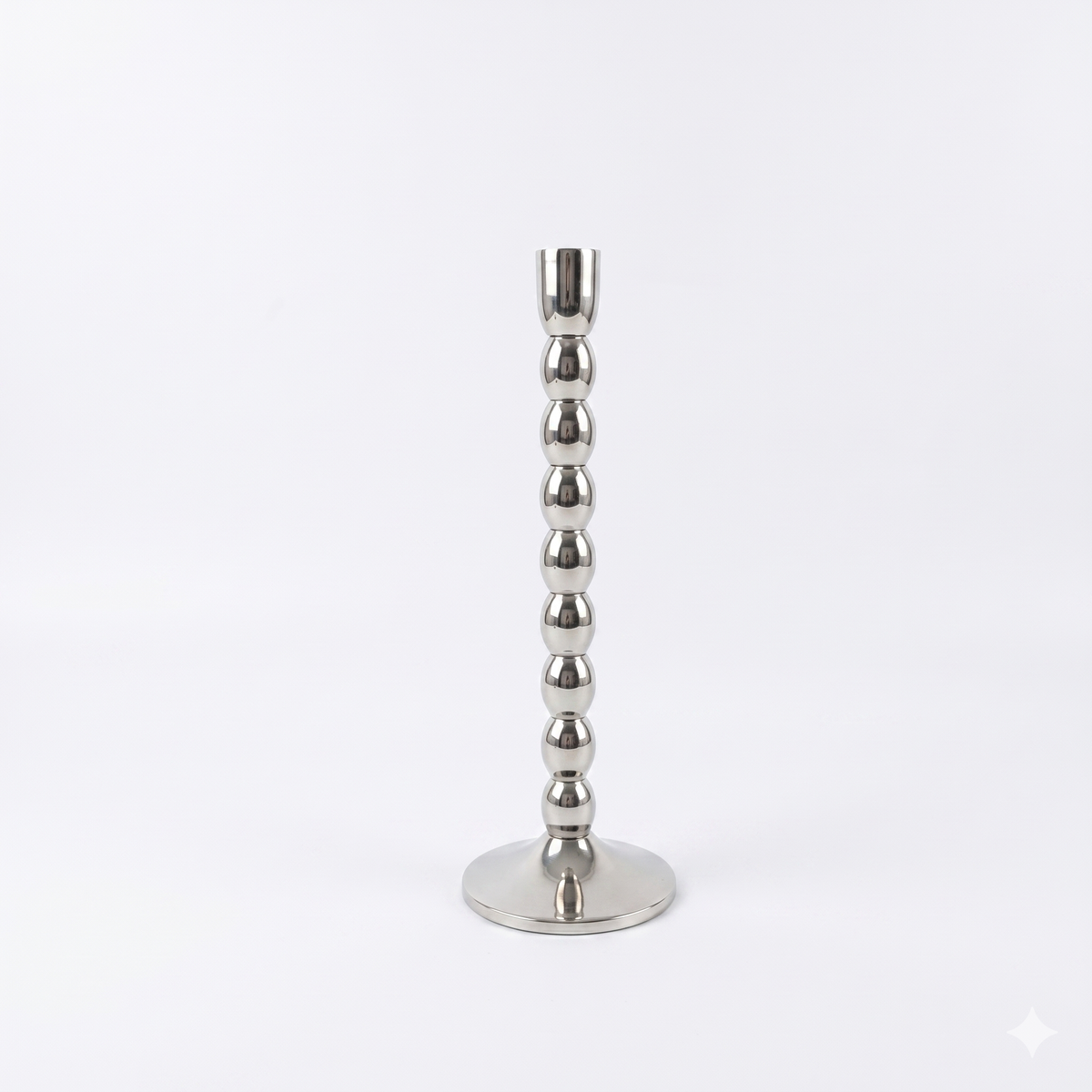Large Silver Candle Stand