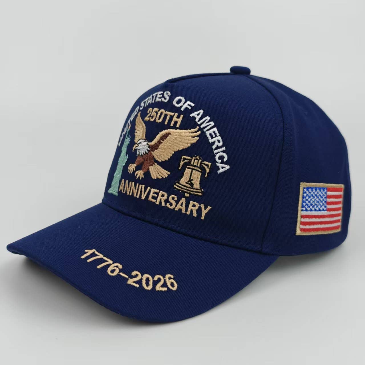 250th Anniversary Liberty Eagle Embroidered Baseball Cap