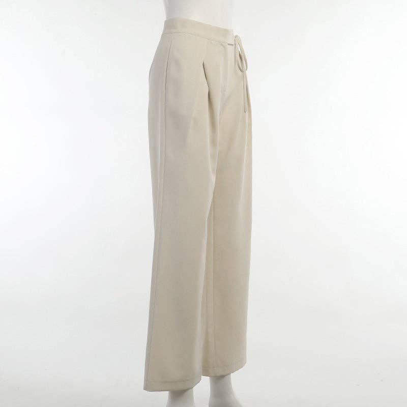 Solid High Waist Loose Sports Women Daily Pants CC21172PF