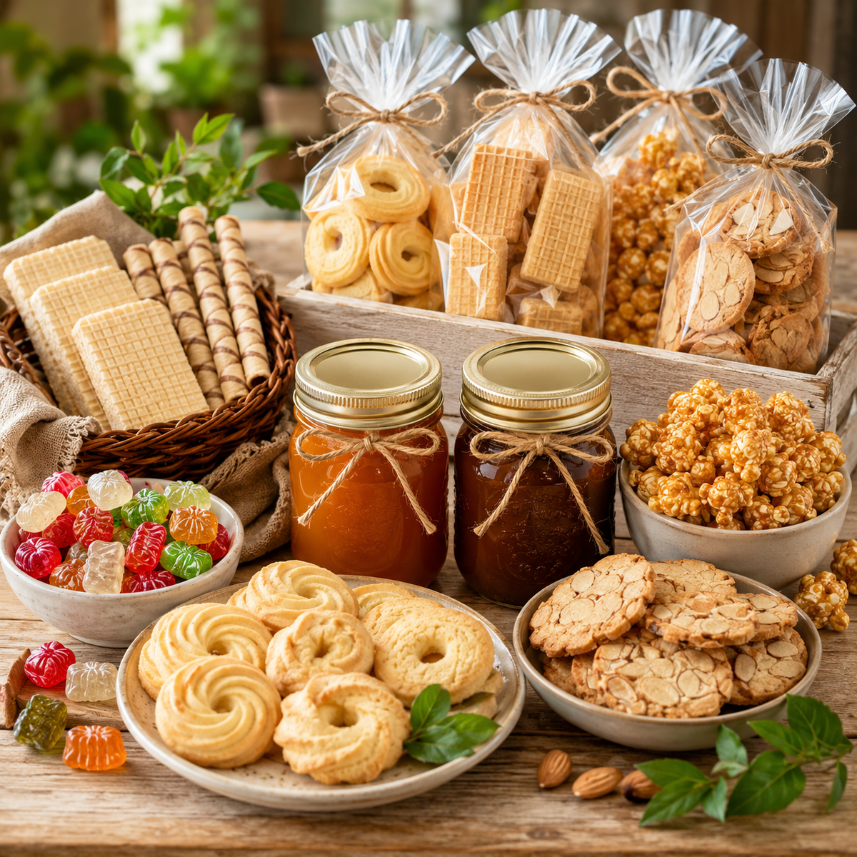 Gourmet Candy, Cookies, Wafers & Farmers Market Fruit Butter