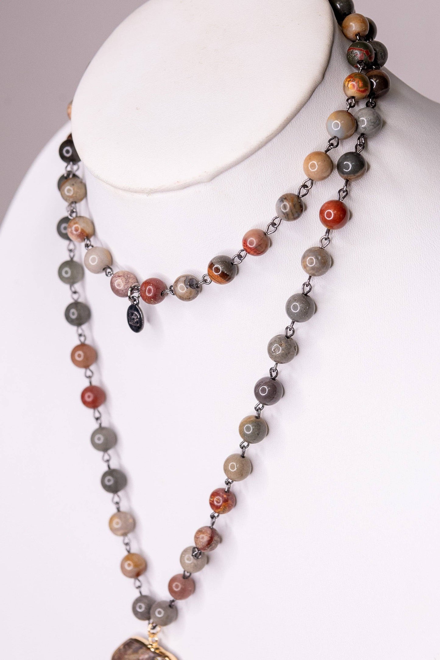 Patty Necklace in Dk. Mix