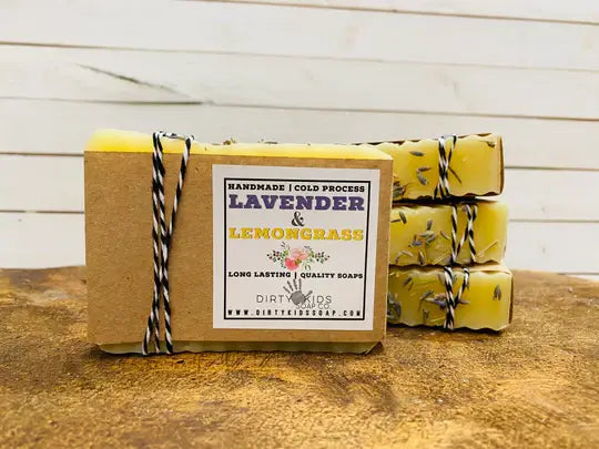 LAVENDER & LEMONGRASS BAR SOAP / COLD PROCESS