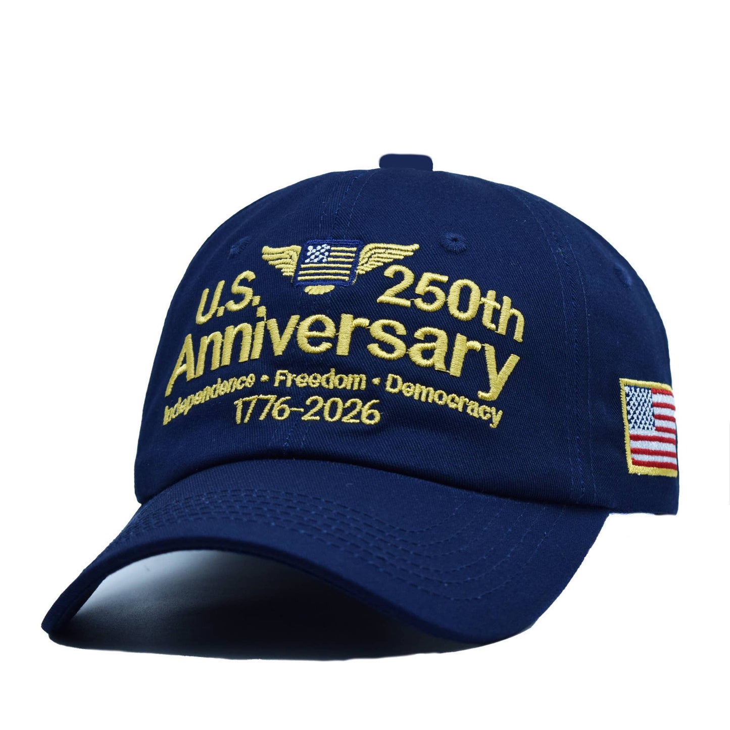 250th Anniversary Flag Embroidered Baseball Cap
