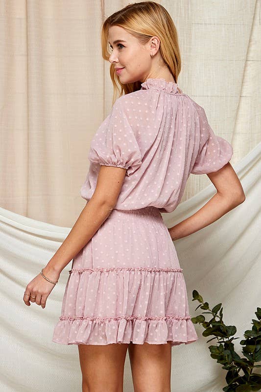 Swiss Dot Semi-Sheer Women's Dress 5181IMD
