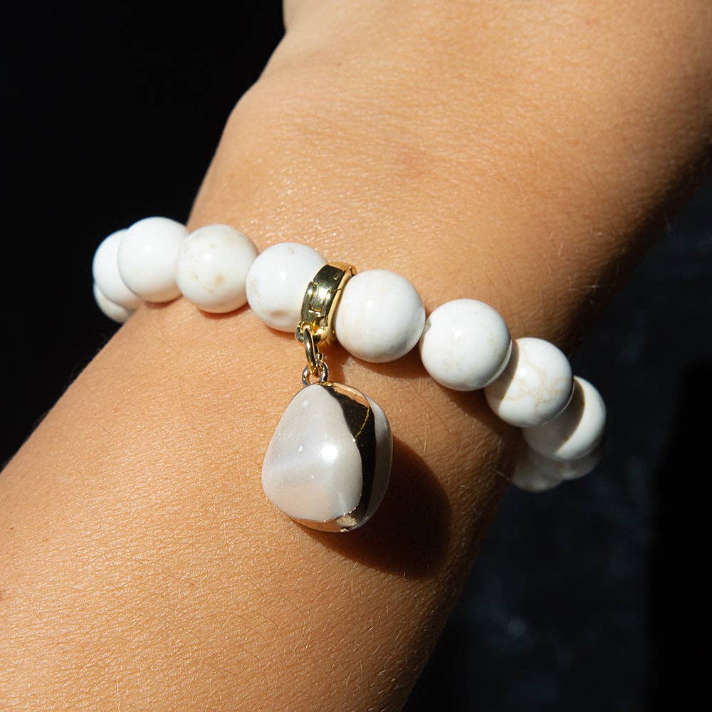 Large Pearl Charm, Charm Bar| Charm Necklace, Bag Charm