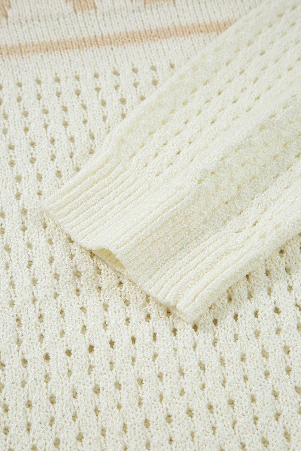 BEACH Hollow Out Knitted Lightweight Dolman Sweater (S-XL)