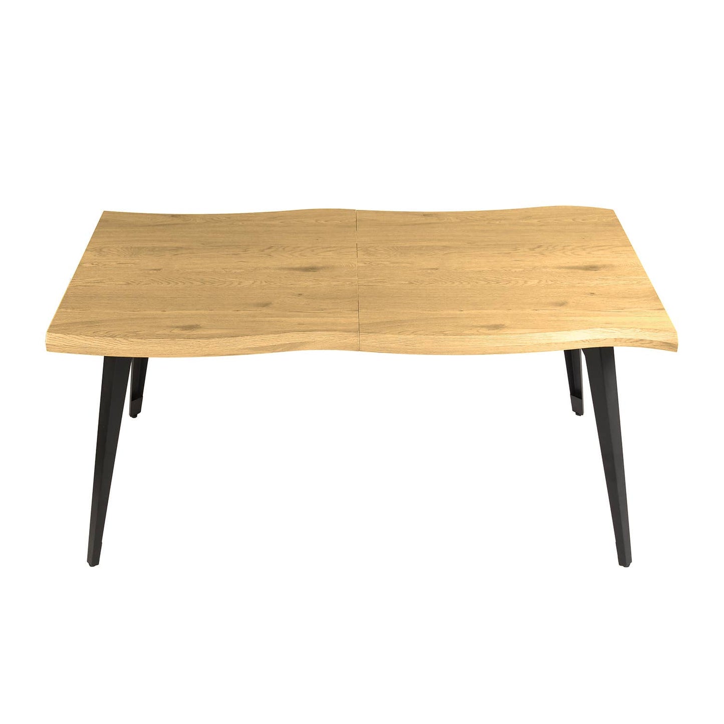 5-Piece Dining Set-63" Wave-Edge Table and Chair Options