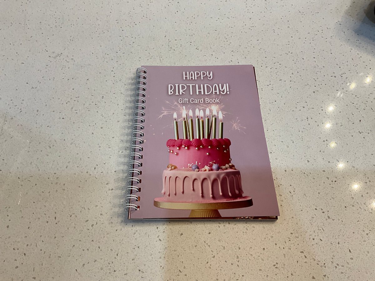 Birthday Gift Card Book