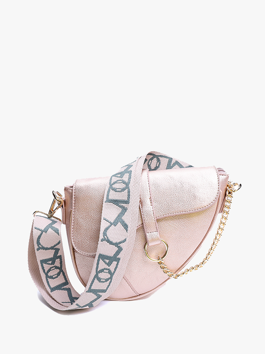 PP2027 Bree Asymmetrical Crossbody w/ Chain and Guitar Strap