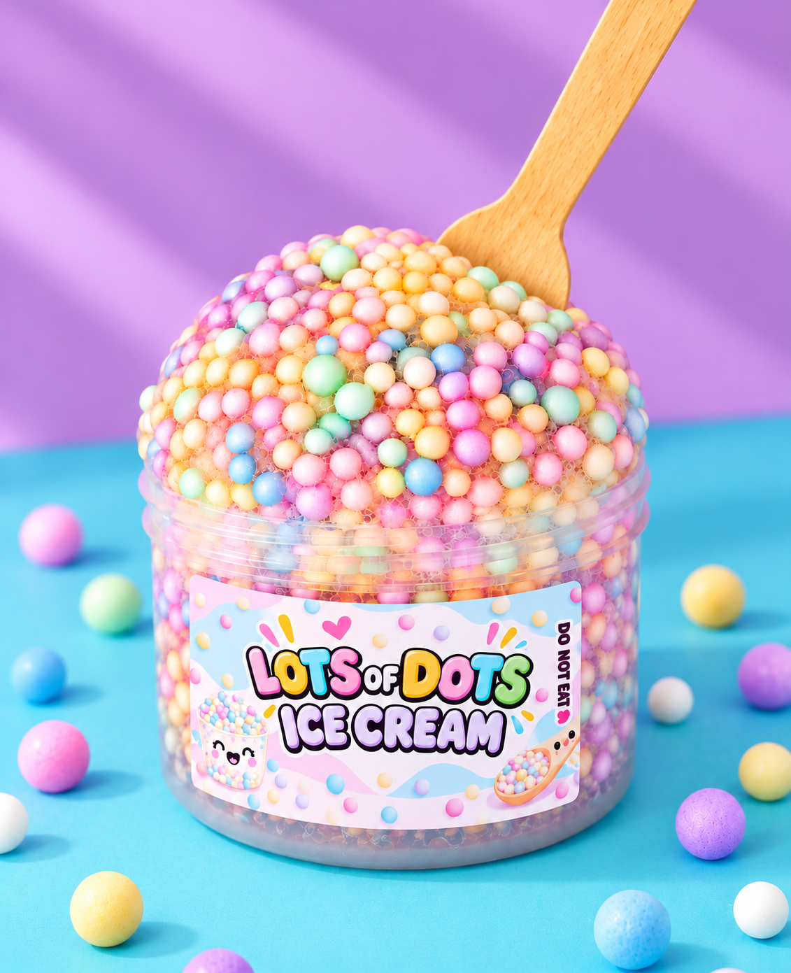 Lots Of Dots Ice Cream Slime