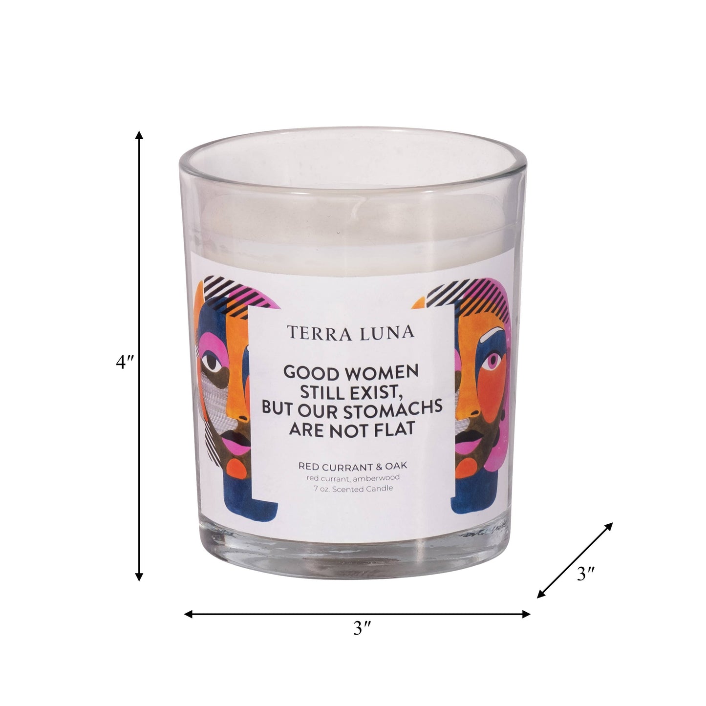 Glass Good Women Still Exist Boxed Candle - White, 7 Oz
