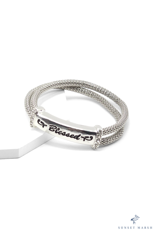 Blessed Bond - Silver Bracelet