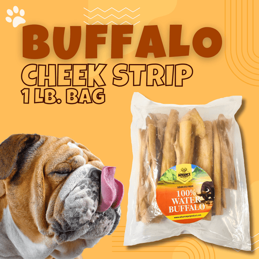 Buffalo Cheek Strip 1 Lb. Bag