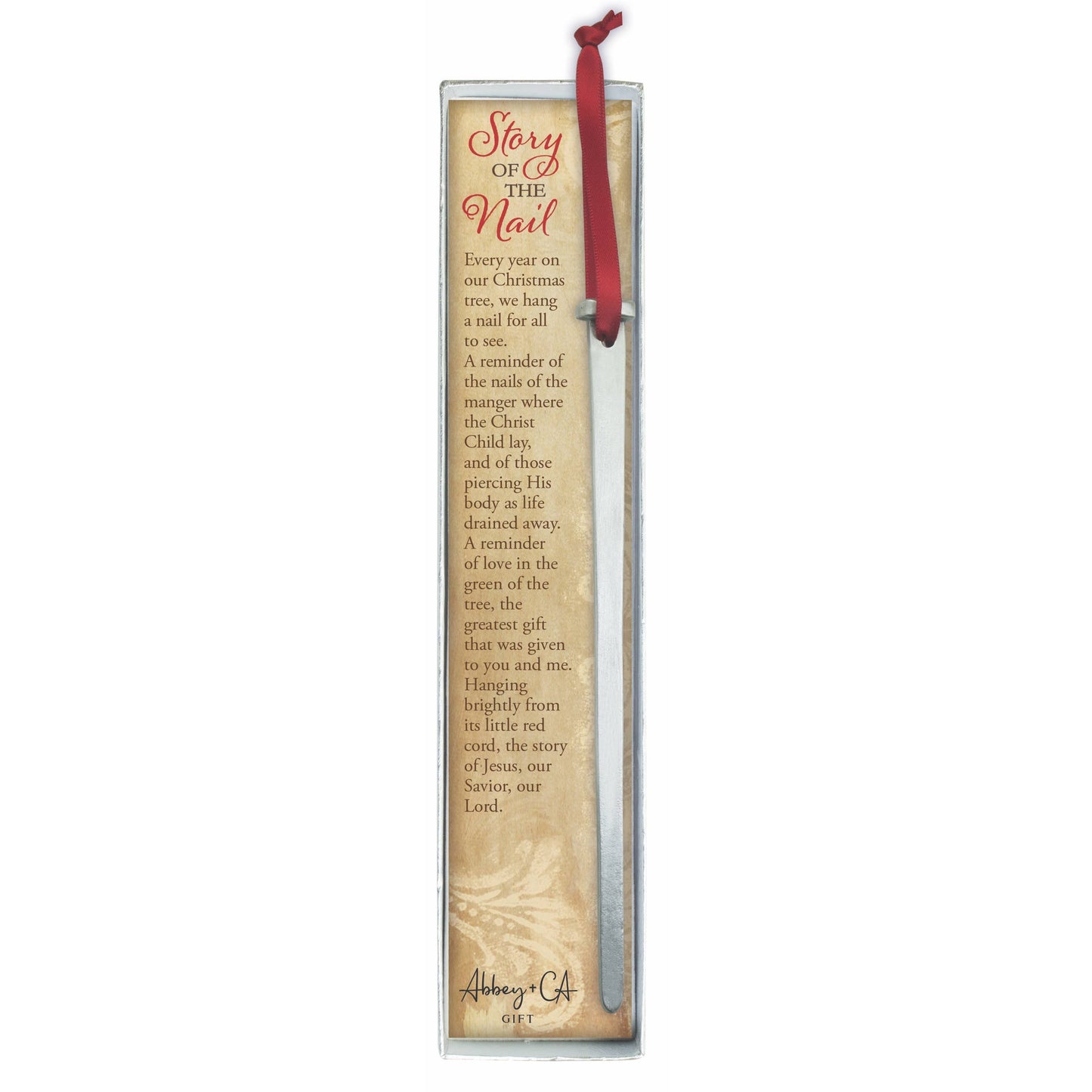 Christmas Nail Story Ornament