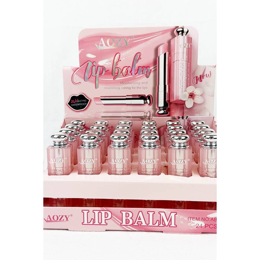 Pink Tone Case Lip Balm with Scents