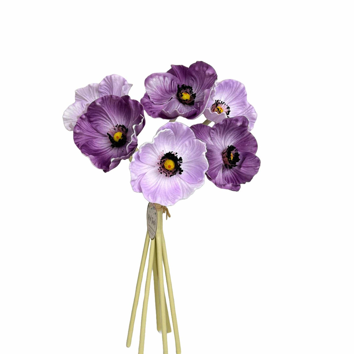 10"-11" Real Touch Poppy-6 stems per bundle